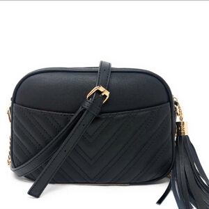 NWOT Lola Mae Quilted Crossbody Bag, Trendy Design Shoulder Purse (#13)